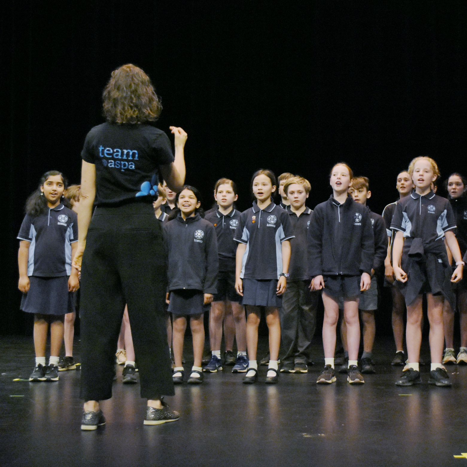 Head of ASPA Ed, Sally Gawley conducts an ASPA Ed school workshop.