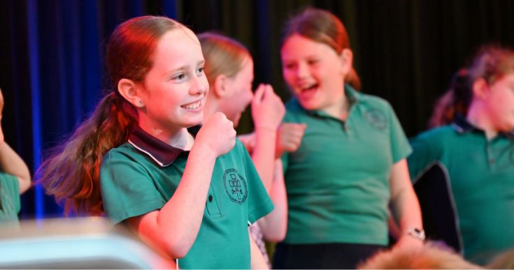 ASPA Ed student performs on stage